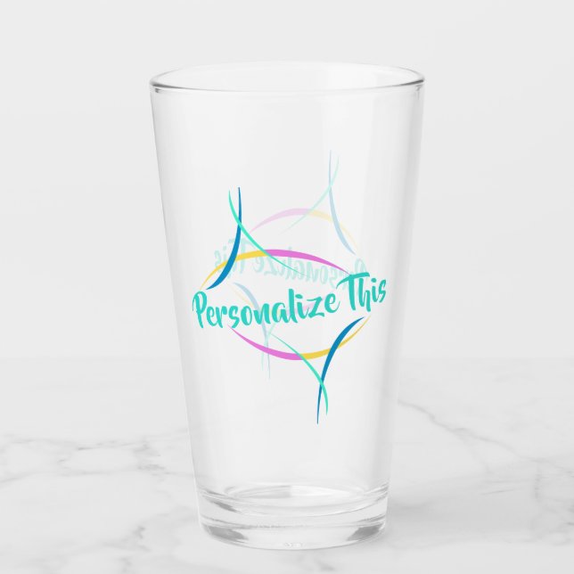 Personalized Fancy Glass (Front)