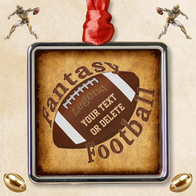 Personalized Fantasy Football Christmas Ornaments (Fantasy football Christmas ornaments. Fantasy football gifts for loser, fantasy football gift.)