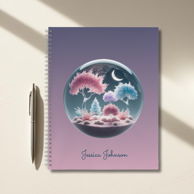 Personalized Fantasy Garden with Sparkling Trees Notebook (Personalized Fantasy Garden with Sparkling Trees Notebook)