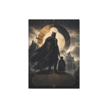 Personalized Fantasy King Father Canvas Art