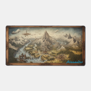 Personalized Fantasy Map Desk Mat