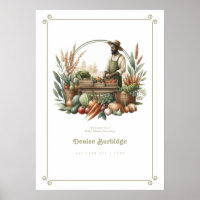 Personalized Farmers Market Baby Shower Welcome