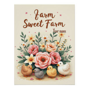 Personalized Farmhouse Accent Poster