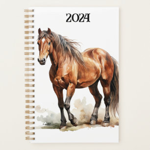 Personalized Farmhouse Beautiful Horse. Horse Planner