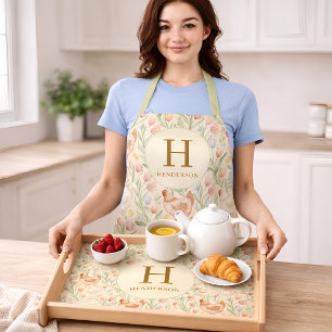 Personalized Farmhouse Monogram Apron