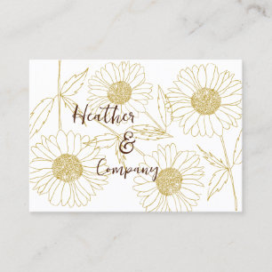 Personalized Farmhouse Sun Daisy Business Card