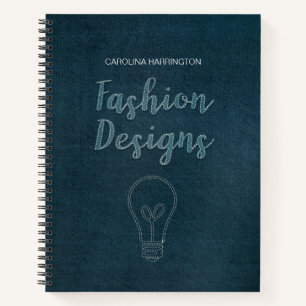 Personalized Fashion Designs Notebook