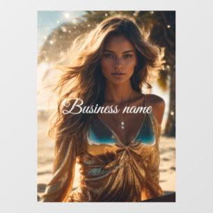 Personalized fashion Window Cling