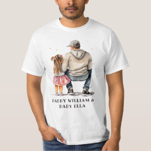 Personalized Father and Daughter (6) T-Shirt