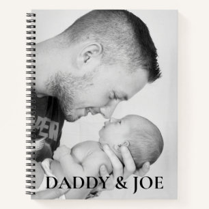 Personalized Father and Son Photo Notebook