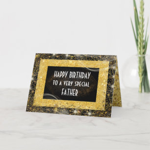 Personalized Father Birthday Greetings Card
