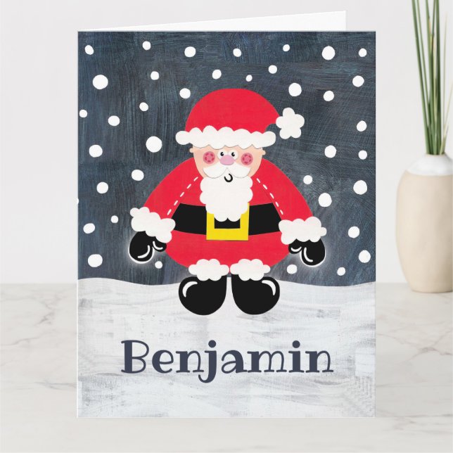 Personalized Father Christmas Card (Front)