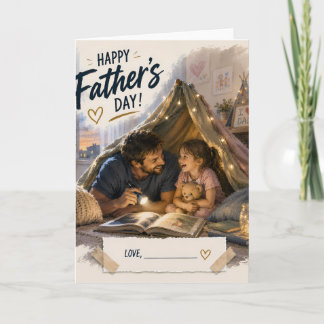 Personalized Father Daughter Greeting Card