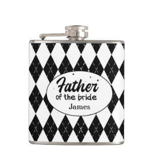 Personalized Father of the Bride Flask