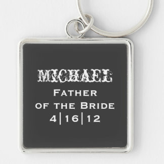 Personalized Father of the Bride Keychain