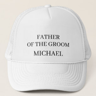 Personalized FATHER OF THE GROOM Cap