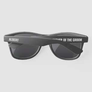 Personalized Father of the Groom Wedding Sunglasses