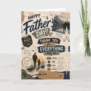 Personalized Father’s Day Keepsake Card