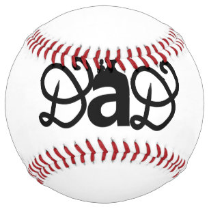Personalized Father’s Day Minimalist Dad Child  Softball