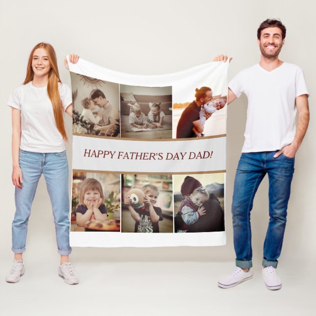 Personalized Father’s Day Photo Blanket  (In Situ)