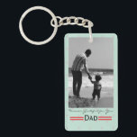 Personalized Father’s Day Photo Keychain<br><div class="desc">Celebrate Dad with a meaningful keepsake with this Personalized Father’s Day Photo Keychain. This custom keychain allows you to add your favorite photo and create a special gift that Dad can carry with him every day. Whether it’s a cherished family picture, a photo with the kids, or a memorable moment...</div>