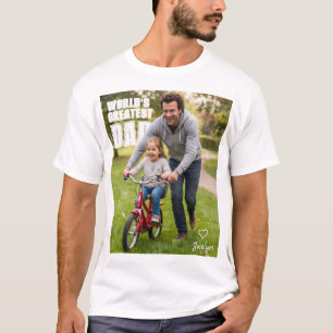 Personalized Father’s Day PhotoPop Photo T-Shirt