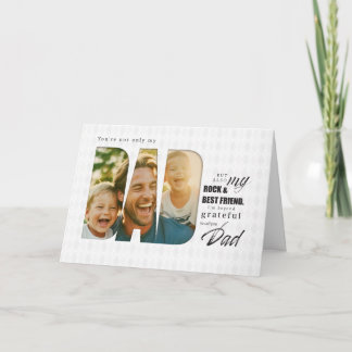 Personalized Father's Day Card with Custom Photos