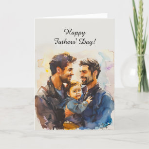 Personalized Father's Day Cards for Gay Dads