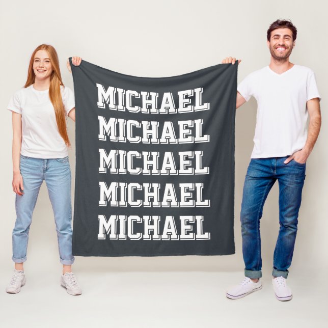 Personalized Father's Day Fleece Blanket (In Situ)