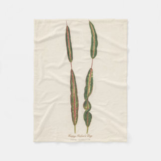 Personalized Father's Day Garden Fleece Blank