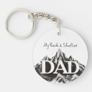 Personalized Fathers Day Keychain 