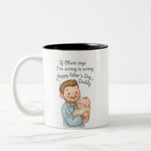 Personalized Father's Day Mug Gift for New Dad