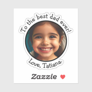 Personalized Father's Day Photo Name Keepsake