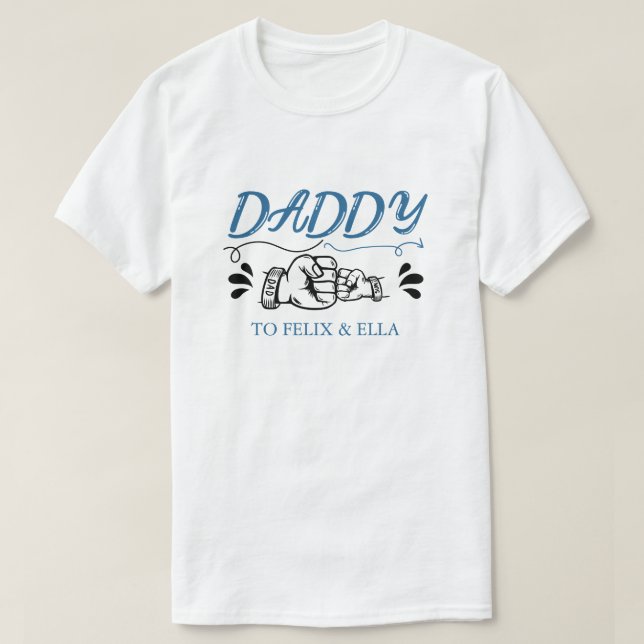 Personalized Father's Day T-Shirt  (Design Front)