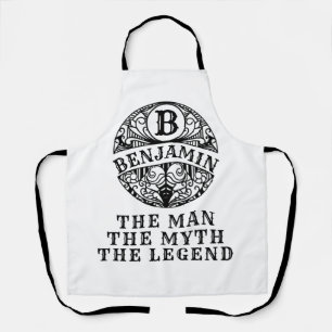 Personalized Fathers day   the man the myth legend Apron