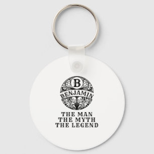 Personalized Fathers day   the man the myth legend Keychain