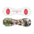 Personalized Father's Day Three Photo Baseball