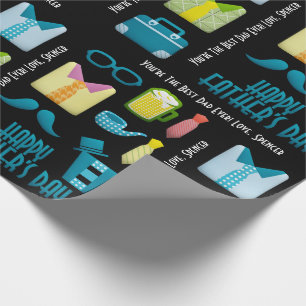Personalized Father's Day Wrapping Paper