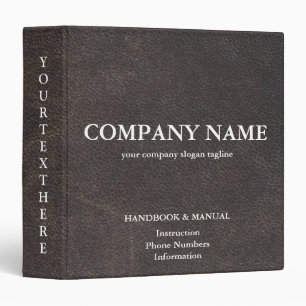 Personalized  Faux Leather Binder