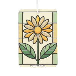 Personalized Faux Stained Glass Window Air Freshener
