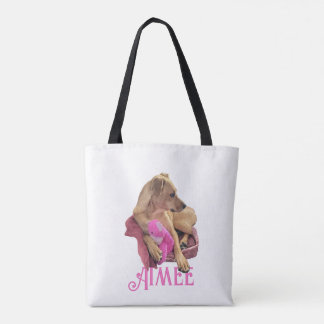 Personalized 'Fave Dogs' Shopping Tote Bag