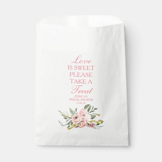 Personalized Favour Bags - Bridal Shower or Weddin (Front)