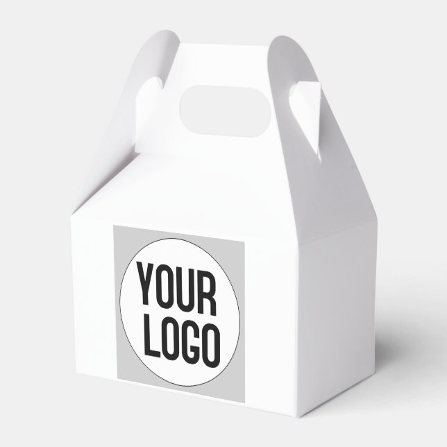 Personalized favour box for business  (Front Side)