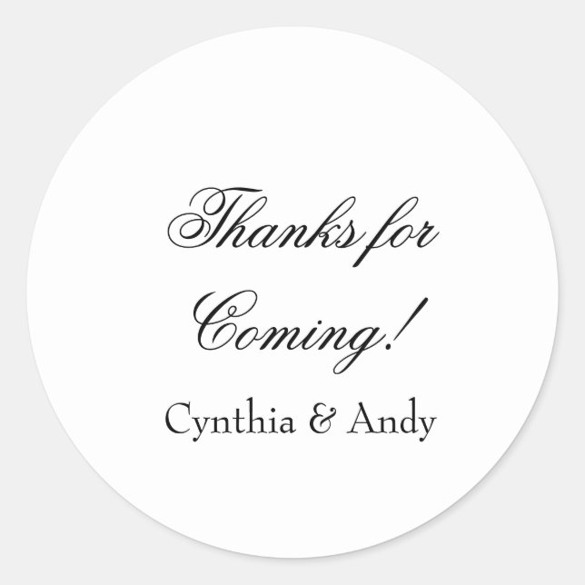 Personalized Favour Stickers | Custom Stickers (Front)