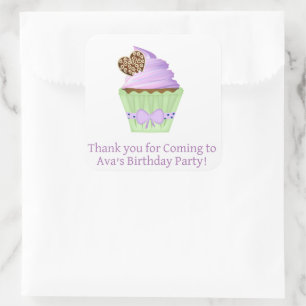 Personalized favour stickers kids party
