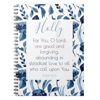 Personalized Favourite Bible Verse Notebook Journa