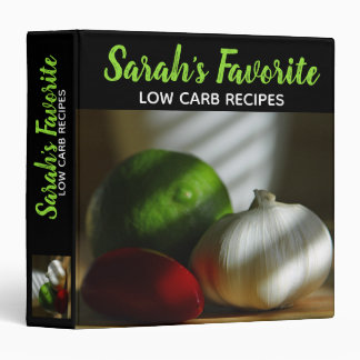 Personalized Favourite Low Carb Keto Recipe Storag Binder