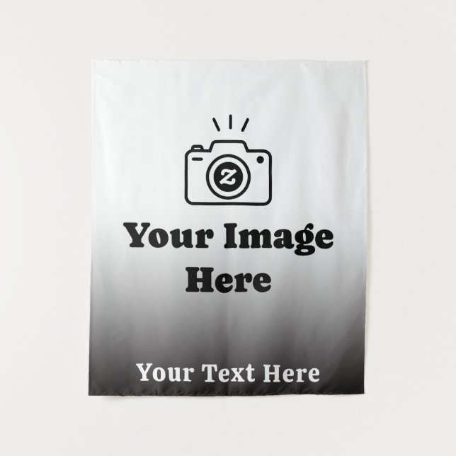 Personalized Favourite Photo with Text Tapestry (Front)