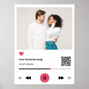 Personalized Favourite Song - Canvas Print