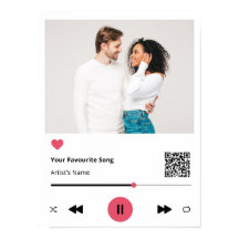 Personalized Favourite Song - Canvas Print